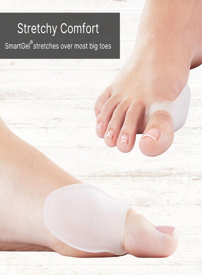 NatraCure Big Toe Bunion Guard - Gel Pad Protector Sleeves for Pain Relief - For Friction, Pressure, Hallux Valgus - Reusable & Washable Bunion Gel Cushions - 1 PK - Image 4